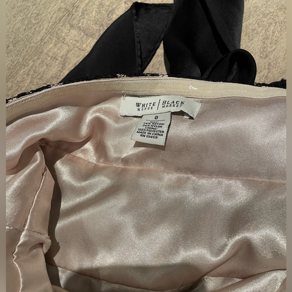 White House Black Market size 0 halter lace dress - Picture 4 of 10